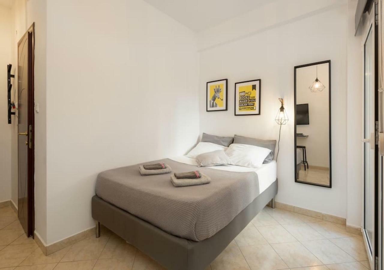 Central Studio! Fiber Wifi, Ac, Private, Self Check-In! Thessaloníki Exteriör bild